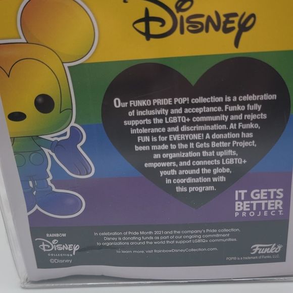 Disney Micky Mouse 01 Funko Poo Rainbow - Picture 4 of 6